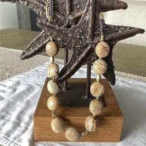 Jasper necklace 18”-21”